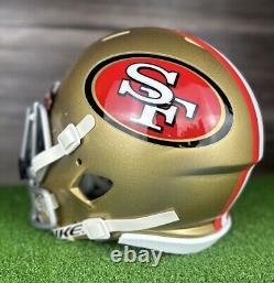 SAN FRANCISCO 49ers Full Size NFL Riddell SPEED Football Helmet Adult XL