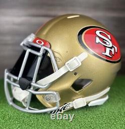 SAN FRANCISCO 49ers Full Size NFL Riddell SPEED Football Helmet Adult XL