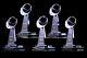 SAN FRANCISCO 49ers Lombardi Trophy Replica Set of 5, Any Custom Engraving