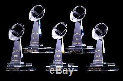 SAN FRANCISCO 49ers Lombardi Trophy Replica Set of 5, Any Custom Engraving