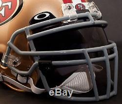 SAN FRANCISCO 49ers NFL Authentic GAMEDAY Football Helmet with OAKLEY Eye Shield