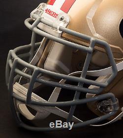 SAN FRANCISCO 49ers NFL Authentic GAMEDAY Football Helmet with S3BD-SP Facemask
