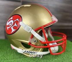 SAN FRANCISCO 49ers NFL Custom Full Size Football Helmet medium Adult medium