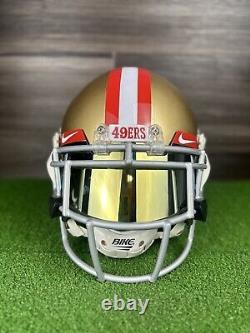 SAN FRANCISCO 49ers NFL Custom Full Size Football Helmet medium Adult medium