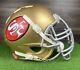 SAN FRANCISCO 49ers NFL Custom Full Size Football Helmet medium Adult medium