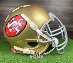 SAN FRANCISCO 49ers NFL Custom Full Size Football Helmet medium Adult medium