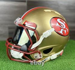 SAN FRANCISCO 49ers NFL Custom Full Size Football Helmet medium Adult medium