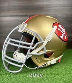 SAN FRANCISCO 49ers NFL Custom Full Size Football Helmet medium Adult medium