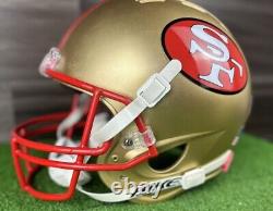 SAN FRANCISCO 49ers NFL Custom Full Size Football Helmet medium Adult medium