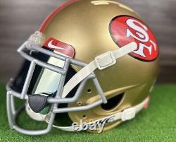 SAN FRANCISCO 49ers NFL Custom Full Size Football Helmet medium Adult medium