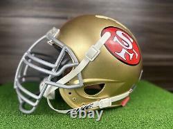 SAN FRANCISCO 49ers NFL Custom Full Size Football Helmet medium Adult medium