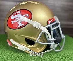 SAN FRANCISCO 49ers NFL Custom Full Size Football Helmet medium Adult medium