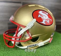 SAN FRANCISCO 49ers NFL Custom Full Size Football Helmet medium Adult medium