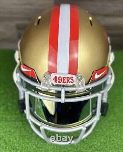 SAN FRANCISCO 49ers NFL Custom Full Size Football Helmet medium Adult medium