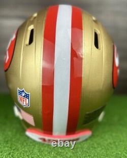 SAN FRANCISCO 49ers NFL Custom Full Size Football Helmet medium Adult medium