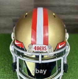 SAN FRANCISCO 49ers NFL Custom Full Size Football Helmet medium Adult medium