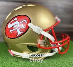 SAN FRANCISCO 49ers NFL Custom Full Size Football Helmet medium Adult medium