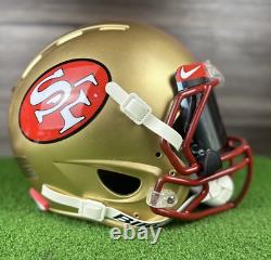 SAN FRANCISCO 49ers NFL Custom Full Size Football Helmet medium Adult medium