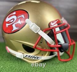 SAN FRANCISCO 49ers NFL Custom Full Size Football Helmet medium Adult medium