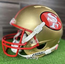 SAN FRANCISCO 49ers NFL Custom Full Size Football Helmet medium Adult medium