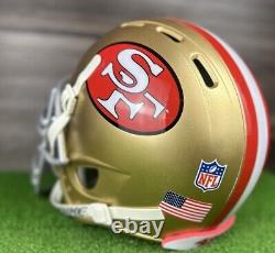 SAN FRANCISCO 49ers NFL Custom Full Size Football Helmet medium Adult medium