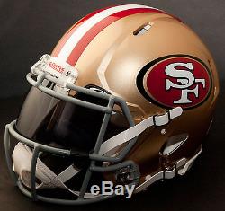 SAN FRANCISCO 49ers NFL Gameday REPLICA Football Helmet with OAKLEY Eye Shield