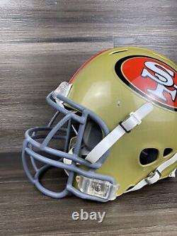 SAN FRANCISCO 49ers NFL Riddell Full Size Football Helmet medium