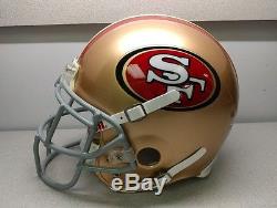SAN FRANCISCO 49ers NFL Riddell Pro Line Authentic VSR-4 Football Helmet