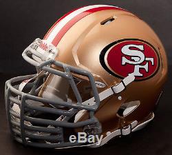 SAN FRANCISCO 49ers NFL Riddell SPEED Football Helmet with BIG GRILL S2BDC-HT-LW