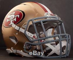 SAN FRANCISCO 49ers NFL Riddell SPEED Football Helmet (with S2EG-II-SP Facemask)