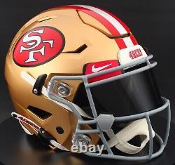 SAN FRANCISCO 49ers NFL Riddell SPEEDFLEX Authentic Gameday Football Helmet