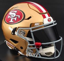 SAN FRANCISCO 49ers NFL Riddell SPEEDFLEX Authentic Gameday Football Helmet