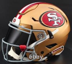 SAN FRANCISCO 49ers NFL Riddell SPEEDFLEX Authentic Gameday Football Helmet