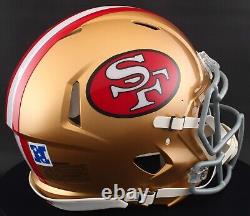 SAN FRANCISCO 49ers NFL Riddell Speed AUTHENTIC Throwback Football Helmet