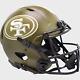 SAN FRANCISCO 49ers Riddell SPEED Authentic Football Helmet SALUTE TO SERVICE