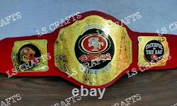 SF 49ERS Championship Belt Adult Size 2mm Brass