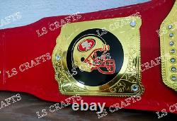 SF 49ERS Championship Belt Adult Size 2mm Brass