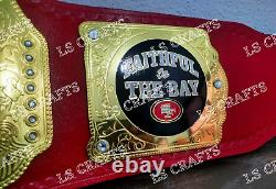 SF 49ERS Championship Belt Adult Size 2mm Brass