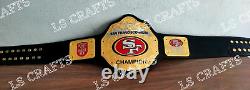 SF 49ERS Championship Belt Adult Size 4mm Zinc