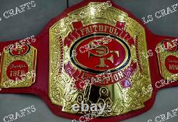 SF 49ERS Championship Belt Adult Size 4mm Zinc