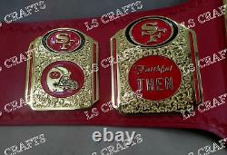 SF 49ERS Championship Belt Adult Size 4mm Zinc