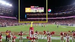 SF 49ers PRIME TIME 11/24 vs Packers @ Levis FIELD level Sec 127 ROW 2