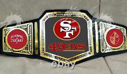 SF San Francisco 49ers Championship Belt American Football NFL Fan 2mm Brass