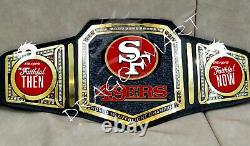 SF San Francisco 49ers Championship Belt American Football NFL Fan Belt