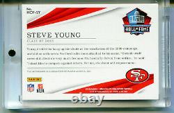 STEVE YOUNG 2018 Panini Immaculate Collection Hall of Fame Signatures Auto 19/25