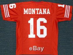 Sale! San Francisco 49ers Joe Montana Autographed Signed Red Jersey Tristar
