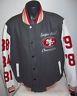 San Francisco 49ERS Super Bowl Championship Wool & Leather Jacket XL 3X