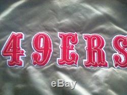 San Francisco 49ERS Vintage Starter Pro Line Jacket XL Satin