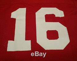 San Francisco 49ers #16 Joe Montana VTG/NWT Champion NFL Jersey Size Large