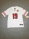San Francisco 49ers #19 Deebo Samuel Stitched Jersey White Large 75th